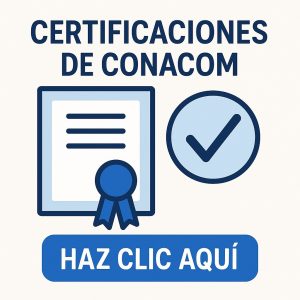conacom conacal accesso certificaciones